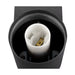 Back view product picture of SLV VARYT, wall-mounted light, round, 1x max. 6W, E14, black