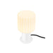Sloping product picture of SLV VARYT, table lamp, round, 1x max. 6W, E14, white