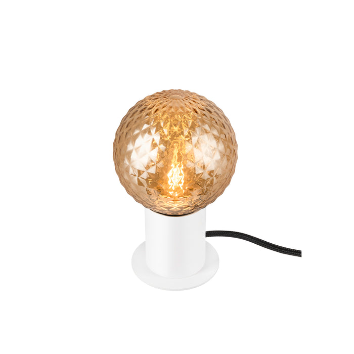 Front view product picture of SLV VARYT, table lamp, round, 1x max. 6W, E14, white