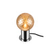 View from the right side product picture of SLV VARYT glass shade, Diamant amber