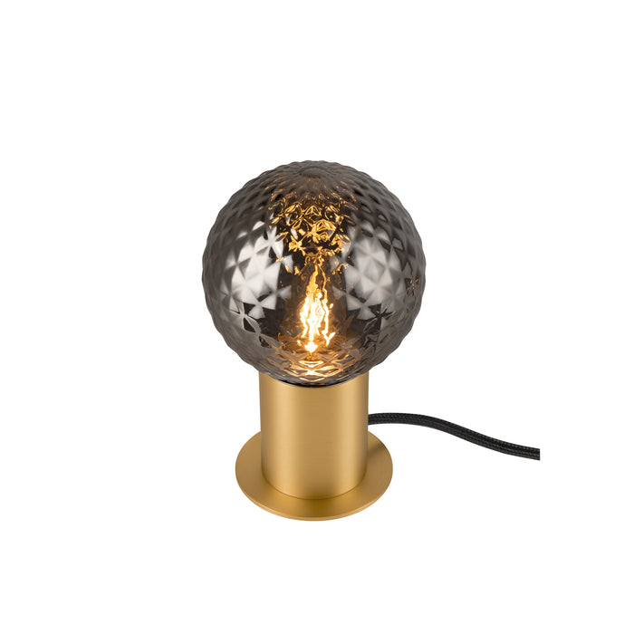 View from the left side product picture of SLV VARYT glass shade, Diamant smoke