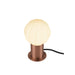 Top view product picture of SLV VARYT, table lamp, round, 1x max. 6W, E14, copper