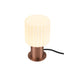 Sloping product picture of SLV VARYT, table lamp, round, 1x max. 6W, E14, copper