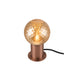 Front view product picture of SLV VARYT, table lamp, round, 1x max. 6W, E14, copper