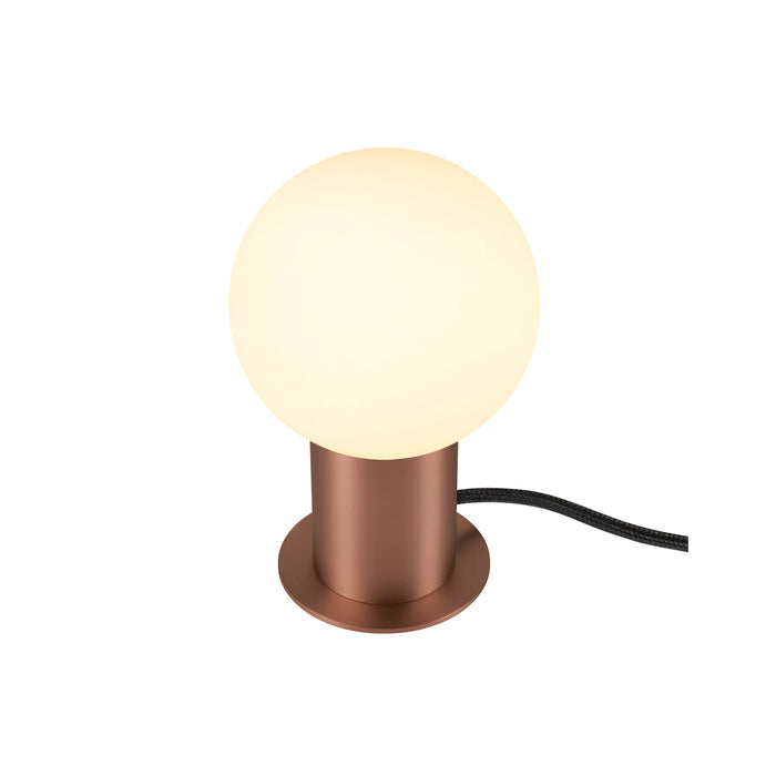 Detailed view product picture of SLV VARYT, table lamp, round, 1x max. 6W, E14, copper
