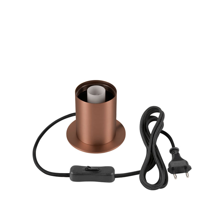 Bottom view product picture of SLV VARYT, table lamp, round, 1x max. 6W, E14, copper