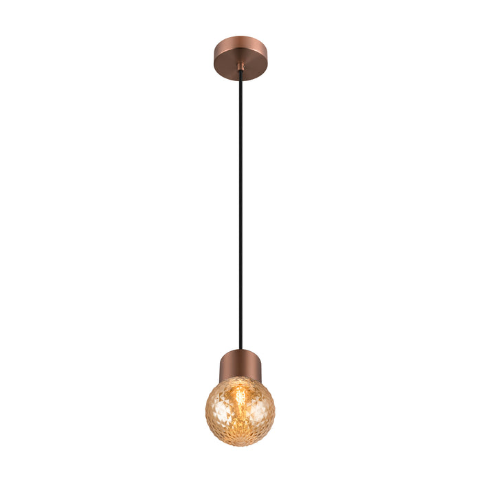 Back view product picture of SLV VARYT glass shade, Diamant amber