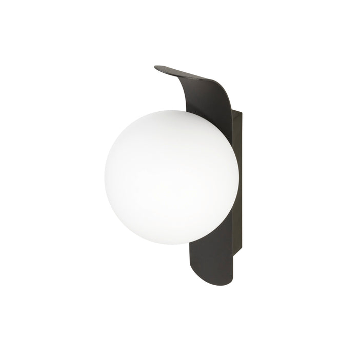 Back view product picture of SLV SUN, wall-mounted light, round, 1x max. 40W, LED light, G9, PHASE, black