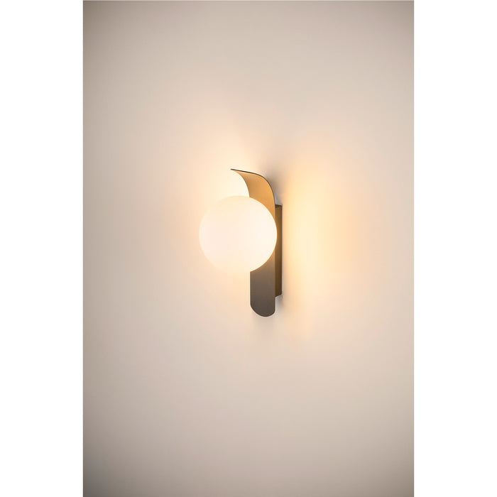 Ambient picture of SLV SUN, wall-mounted light, round, 1x max. 40W, LED light, G9, PHASE, black