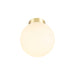 SLV SUN 20, ceiling-mounted light, round, 1x max. 60W, E27, gold