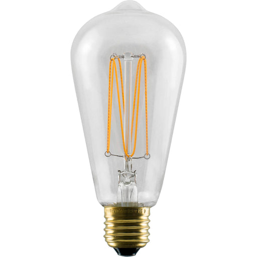 SLV Colourless LED Rusika Soft Cage, LED bulb, E27, PHASE, 6W, 2200K