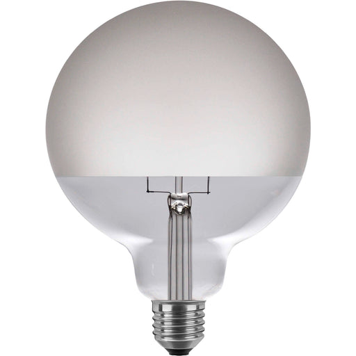 SLV Colourless LED Globe 125 Half Moon, LED bulb, E27, PHASE, 7W, 2700K