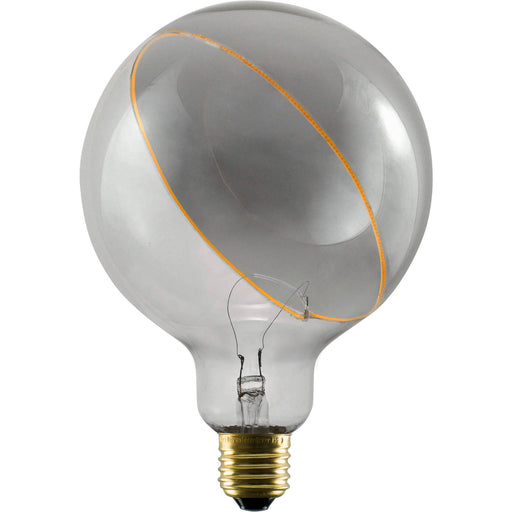 SLV Colourless LED Illusion Globe 125 slanting top, LED bulb, smokey, E27, PHASE, 5W, 2200K