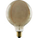 SLV Colourless LED Illusion Globe 125 Crescent slanting, LED bulb, smokey, E27, PHASE, 6W, 1900K
