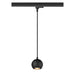 SLV LIGHT EYE® 90, 3~ pendant light, GU10, pendant length 150cm, 1x max. 6W, matt black