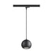 Sloping product picture of SLV LIGHT EYE® 150, 3~ pendant light, GU10, pendant length 150cm, 1x max. 13W, matt black