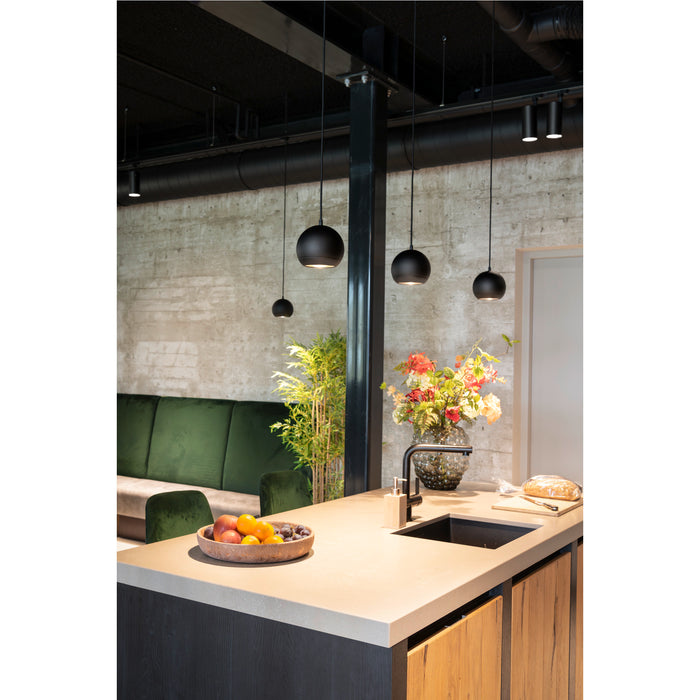 SLV 1008176 LIGHT EYE 150, 3~ pendant light, GU10, pendant length 150 cm, 1x max. 13 W, matt black (MD20)