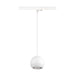 Sloping product picture of SLV LIGHT EYE® 150, 3~ pendant light, GU10, pendant length 150cm, 1x max. 13W, matt white