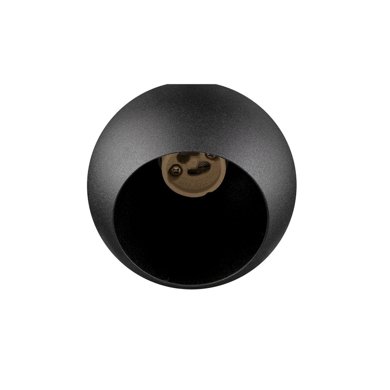 Sloping product picture of SLV Aluminium LIGHT EYE® 90, 1~ spotlight, round, GU10, 1x max. 6W, matt black