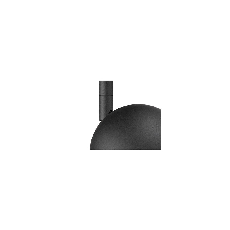 Front view product picture of SLV Aluminium LIGHT EYE® 90, 1~ spotlight, round, GU10, 1x max. 6W, matt black
