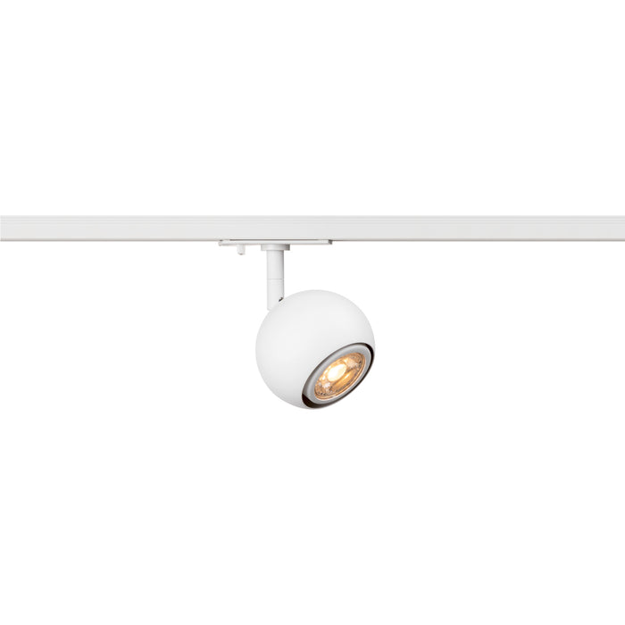 SLV Aluminium LIGHT EYE® 90, 1~ spotlight, round, GU10, 1x max. 6W, matt white