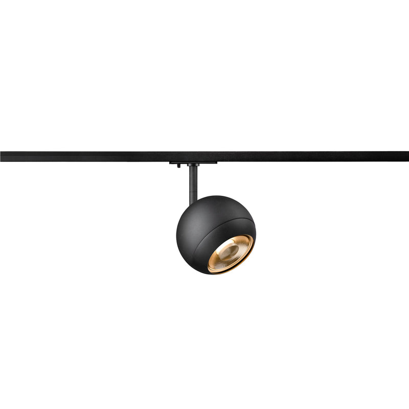 SLV Aluminium LIGHT EYE ® 150, 1~ spotlight, round, GU10, 1x max. 13W, matt black