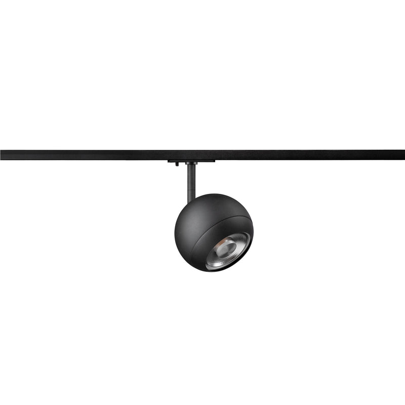 Top view product picture of SLV Aluminium LIGHT EYE ® 150, 1~ spotlight, round, GU10, 1x max. 13W, matt black