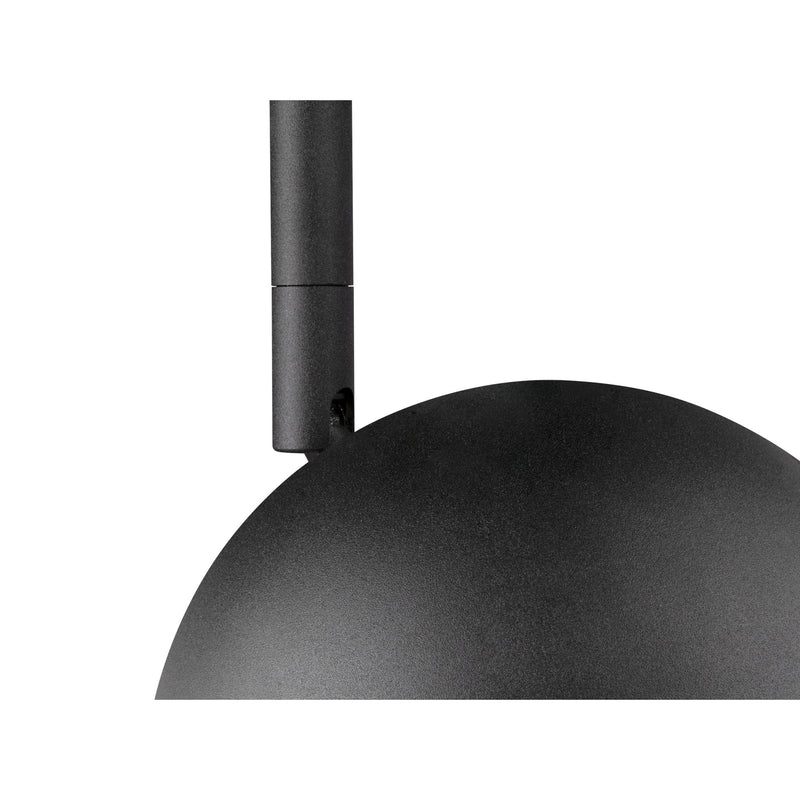 Front view product picture of SLV Aluminium LIGHT EYE ® 150, 1~ spotlight, round, GU10, 1x max. 13W, matt black