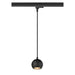 Bottom view product picture of SLV LIGHT EYE® 90, 3~ pendant light, GU10, pendant length 150cm, 1x max. 6W, matt black