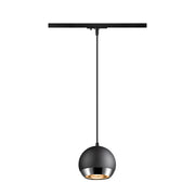 Bottom view product picture of SLV LIGHT EYE® 150, 1~ pendant light, GU10, pendant length 150cm, 1x max. 13W, matt black