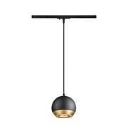 Back view product picture of SLV LIGHT EYE® 150, 1~ pendant light, GU10, pendant length 150cm, 1x max. 13W, matt black