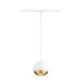 Back view product picture of SLV LIGHT EYE® 150, 1~ pendant light, GU10, pendant length 150cm, 1x max. 13W, matt white