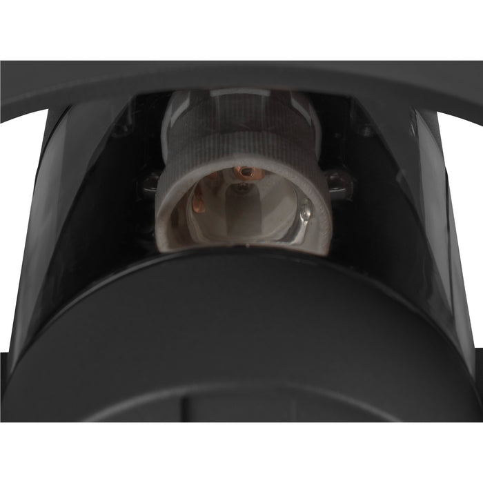 Back view product picture of SLV PHOTONI CYL, wall-mounted light, cylindrical, 1x max. 13W, E27, black