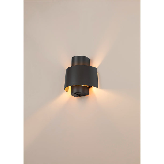 Ambient picture of SLV PHOTONI CYL, wall-mounted light, cylindrical, 1x max. 13W, E27, black
