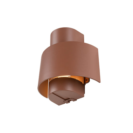 SLV PHOTONI CYL, wall-mounted light, cylindrical, 1x max. 13W, E27, rust