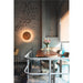 SLV 1008205 MANA 40 lampshade, round, moon structure, H: 2.2 cm, gold (MD20)