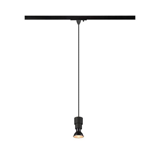 SLV PURI 2.0 Basic, 1~ pendant light, GU10, pendant length 200 cm, 1x max. 6W, black