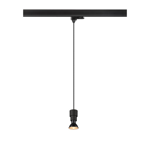 SLV PURI 2.0 Basic, 3~ pendant light, GU10, pendant length 200 cm, 1x max. 6W, black