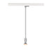 SLV PURI 2.0 Basic, 3~ pendant light, GU10, pendant length 200cm, 1x max. 6W, grey