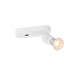 SLV PURI 2.0 Basic, wall and ceiling-mounted light, switch, round, 1x max. 6W GU10, white