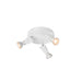 SLV PURI 2.0 Basic, wall and ceiling-mounted light, round, 3 x max. 6W, GU10, white