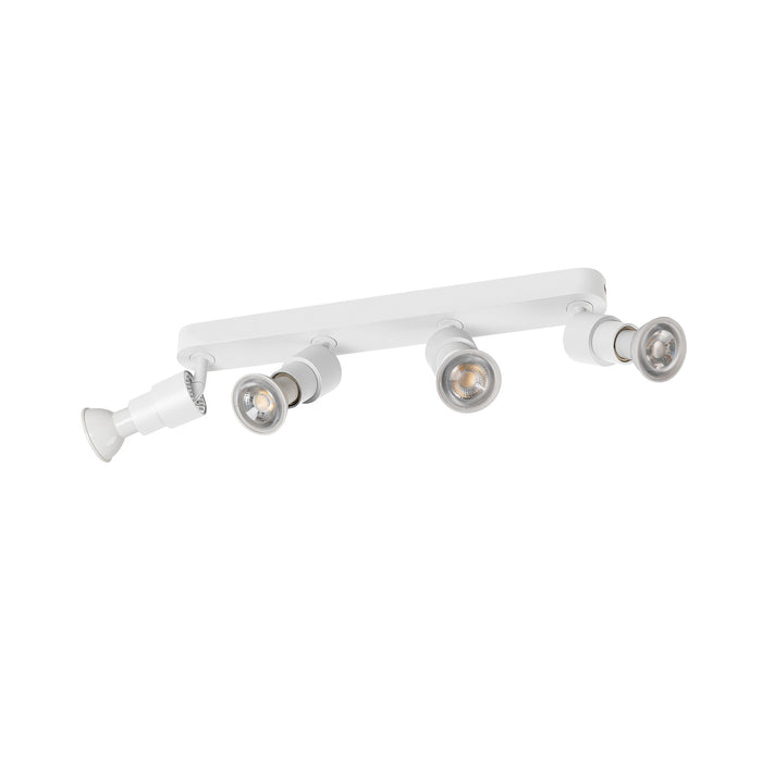 Back view product picture of SLV PURI 2.0 Basic, wall and ceiling-mounted light, long, 4 x max. 6W GU10, white