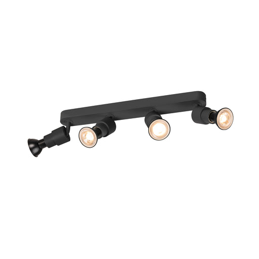SLV PURI 2.0 Basic, wall and ceiling-mounted light, long, 4 x max. 6W GU10, black