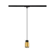 Back view product picture of SLV PURI 2.0 Tube, 1~ pendant light, GU10, pendant length 200 cm, 1x max. 6W, black / gold