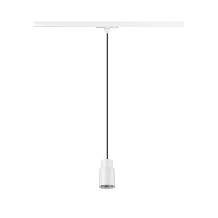 Back view product picture of SLV PURI 2.0 Tube, 1~ pendant light, GU10, pendant length 200 cm, 1x max. 6W, white