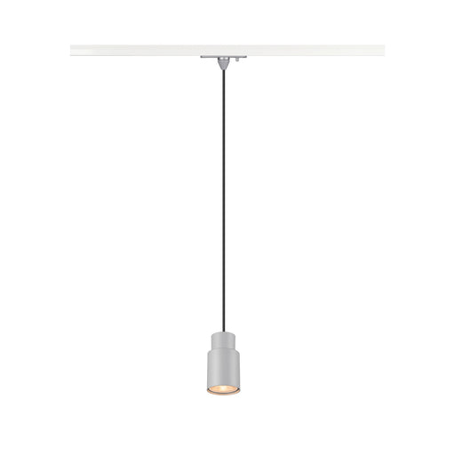 SLV PURI 2.0 Tube, 1~ pendant light, GU10, pendant length 200 cm, 1x max. 6W, grey