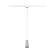Back view product picture of SLV PURI 2.0 Cone, 1~ pendant light, GU10, pendant length 200cm, 1x max. 6W, grey
