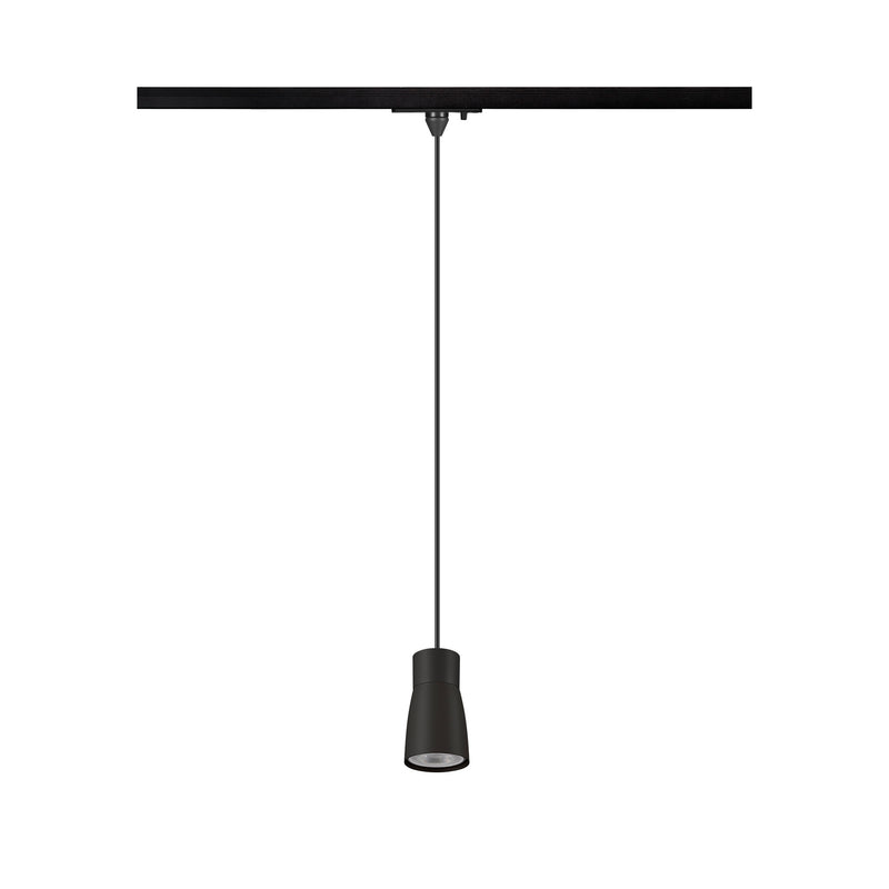 Back view product picture of SLV PURI 2.0 Dome, 1~ pendant light, GU10, pendant length 200 cm, 1x max. 6W, black