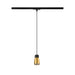 Back view product picture of SLV PURI 2.0 Dome, 1~ pendant light, GU10, pendant length 200 cm, 1x max. 6W, black / gold