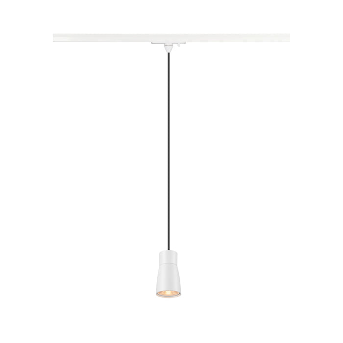 SLV PURI 2.0 Dome, 1~ pendant light, GU10, pendant length 200 cm, 1x max. 6W, white